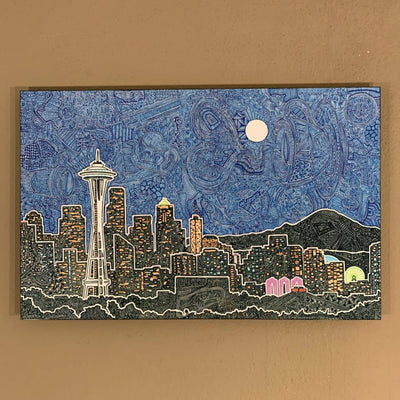 Art Print - Seattle's Night