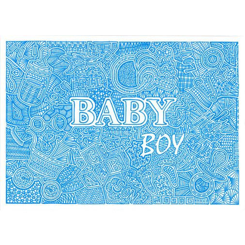 Art Print - Baby Boy-Art Print-Viz Art Ink