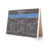 Greeting Card - The Thin Blue Line-Greeting Cards-Viz Art Ink
