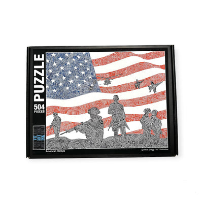 Puzzle (504 Pieces) - American Heroes