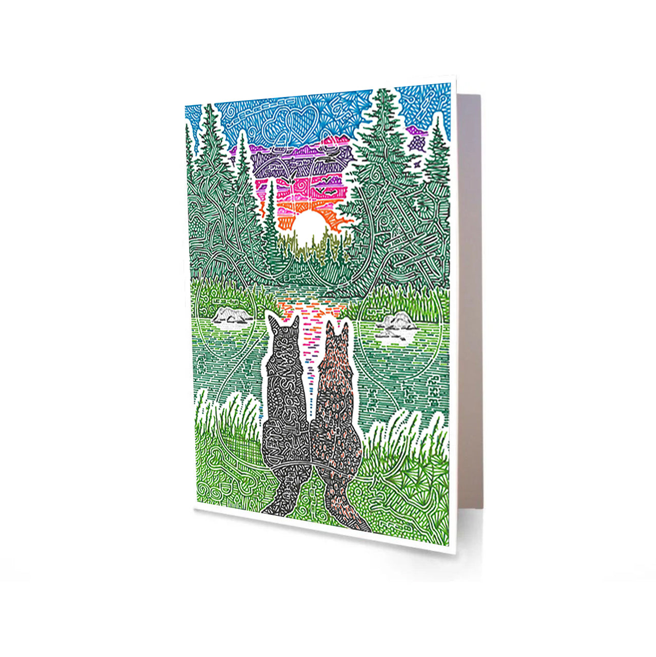 Greeting Card - Dog Days