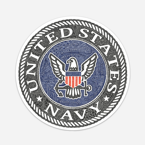 Vinyl Sticker - U.S. Navy - Viz Art Ink
