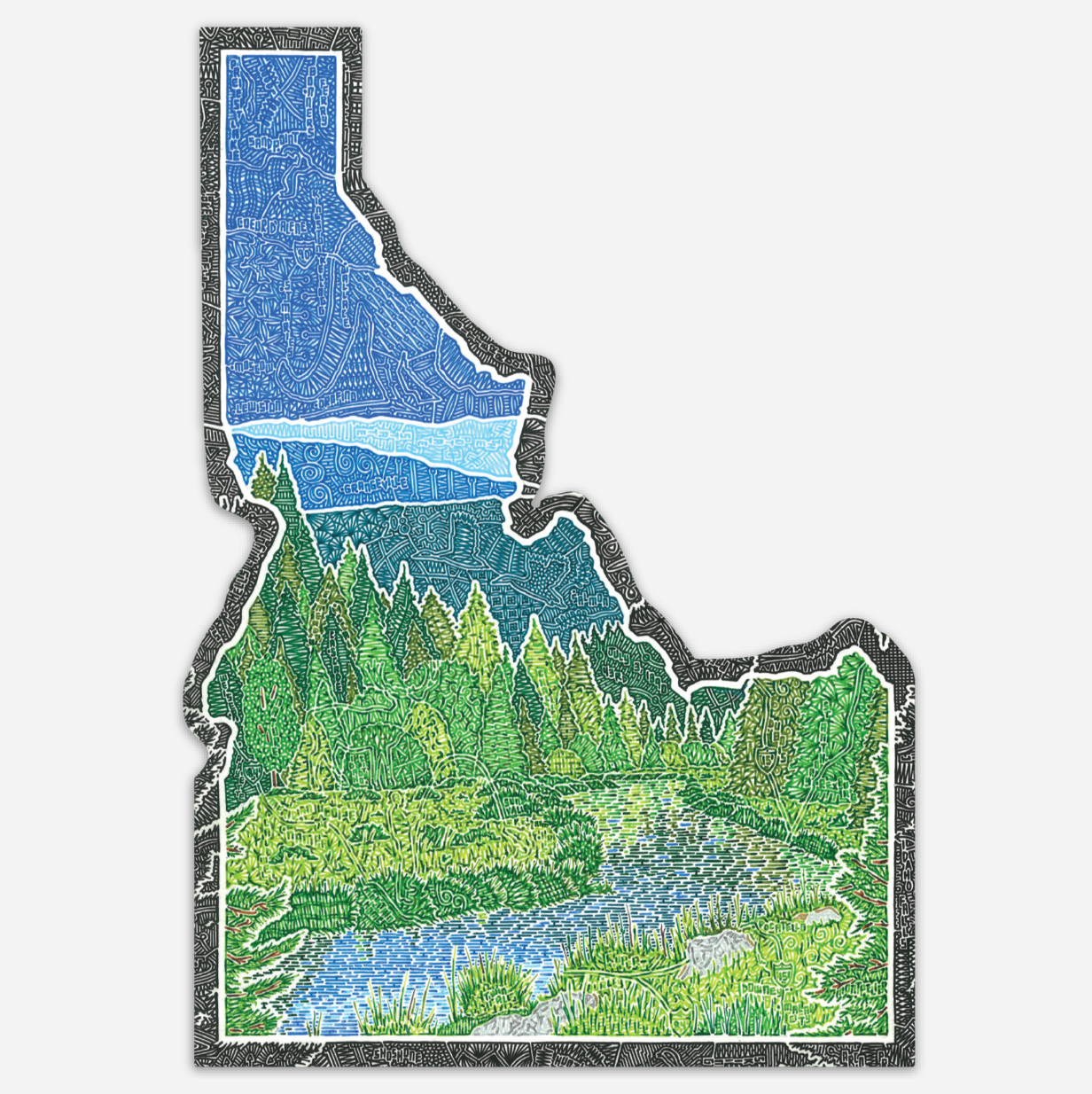 Vinyl Sticker - Ideal Idaho