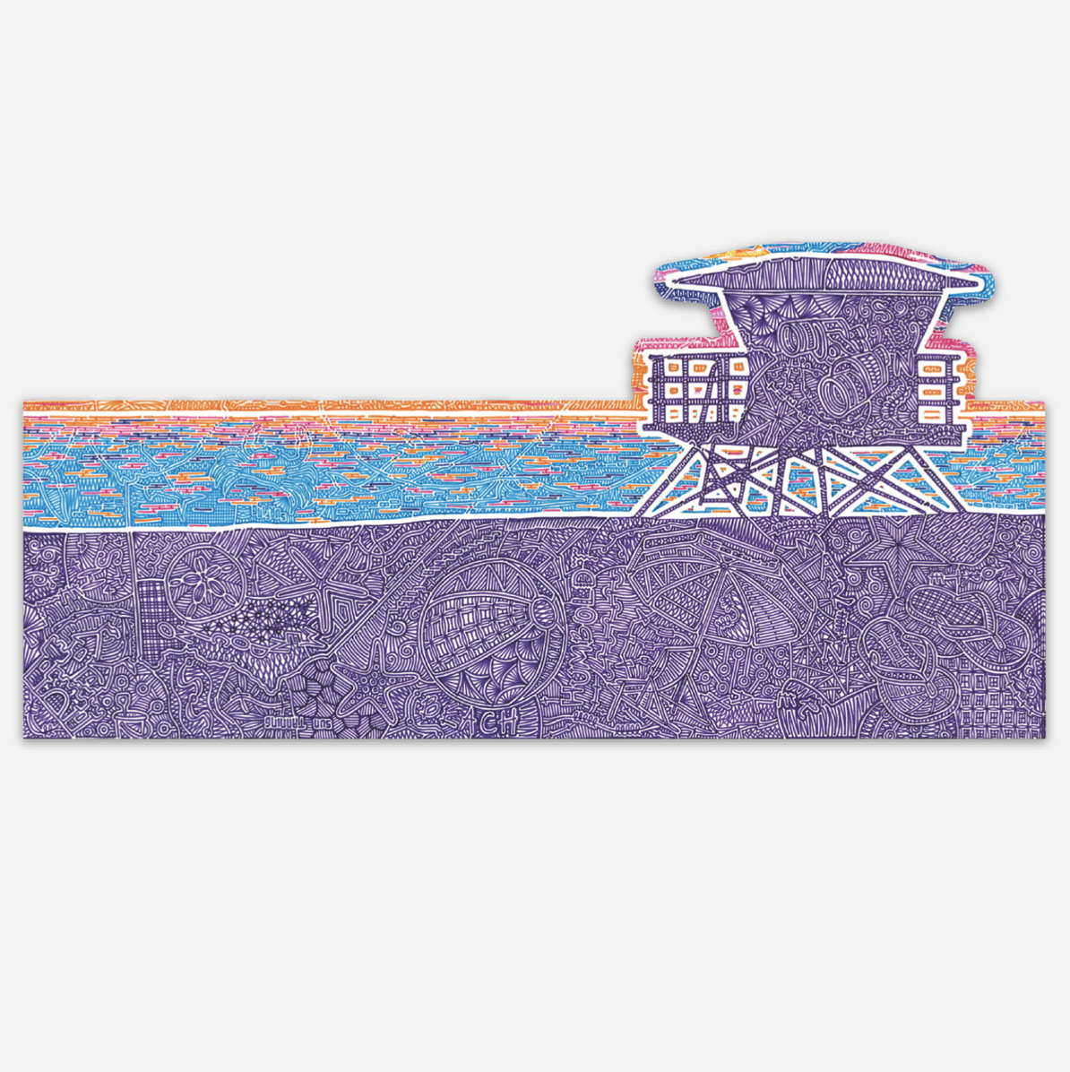 Vinyl Sticker - Coastal California