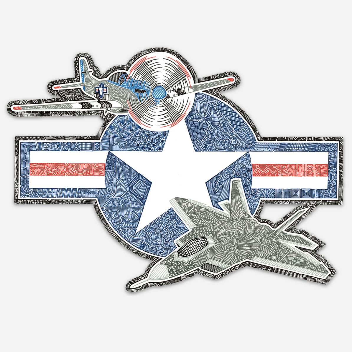 Vinyl Sticker - Flight of the Fighter