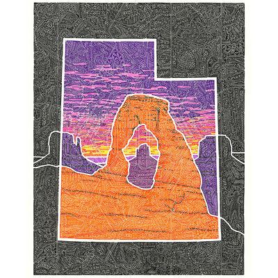 Metal Print - Unique Utah