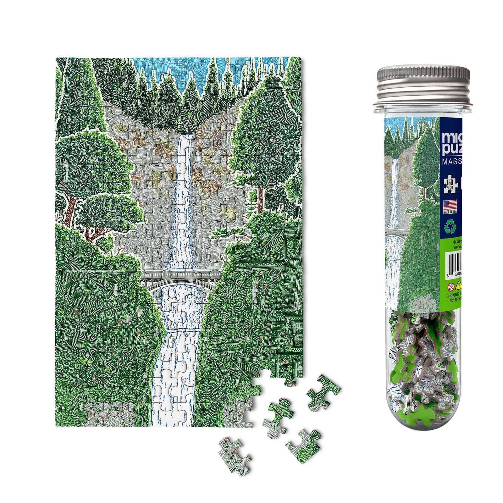 Micro Puzzle - Multnomah Falls