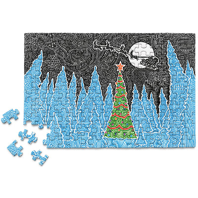 Micro Puzzle - White Christmas