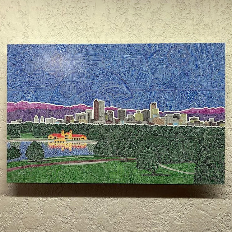 Metal Print - Downtown Denver