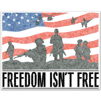 Vinyl Sticker - American Heroes