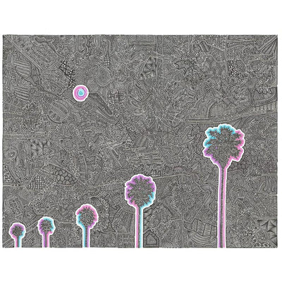 Art Print - Summer Palms-Art Print-Viz Art Ink