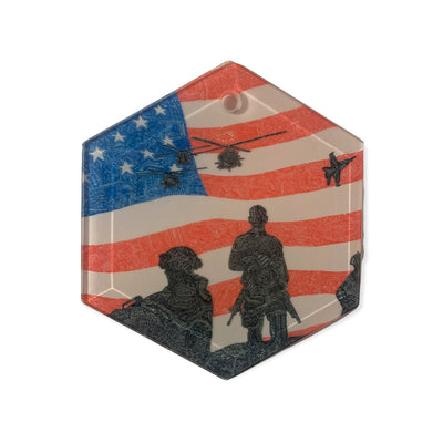 Glass Ornaments - American Heroes