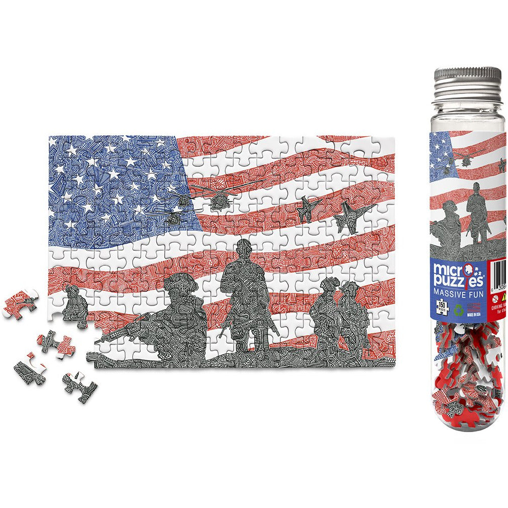 Micro Puzzle - American Heroes