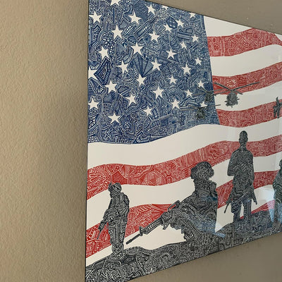 Metal Print - American Heroes