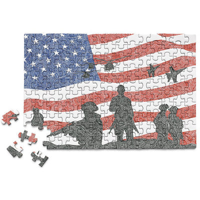 Micro Puzzle - American Heroes