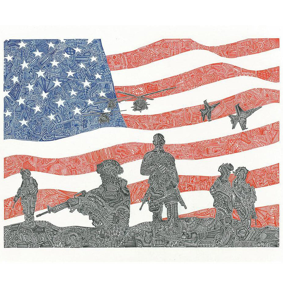 Art Print - American Heroes