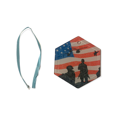 Glass Ornaments - American Heroes