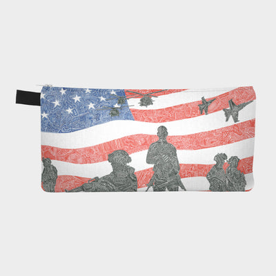 Small Zipper Bag - American Heroes