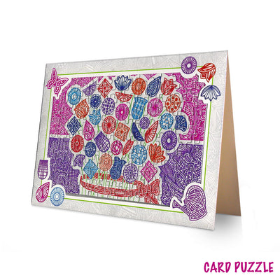 Greeting Card Puzzle - Angela's Bouquet