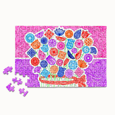 Greeting Card Puzzle - Angela's Bouquet