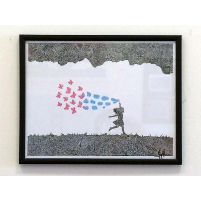 Art Print - Butterfly Bubbles-Art Print-Viz Art Ink