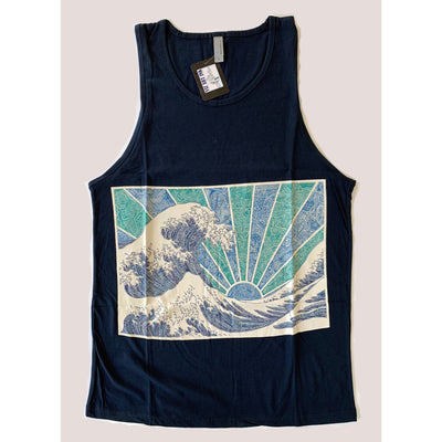 Tank Top - Off California (Navy & White)