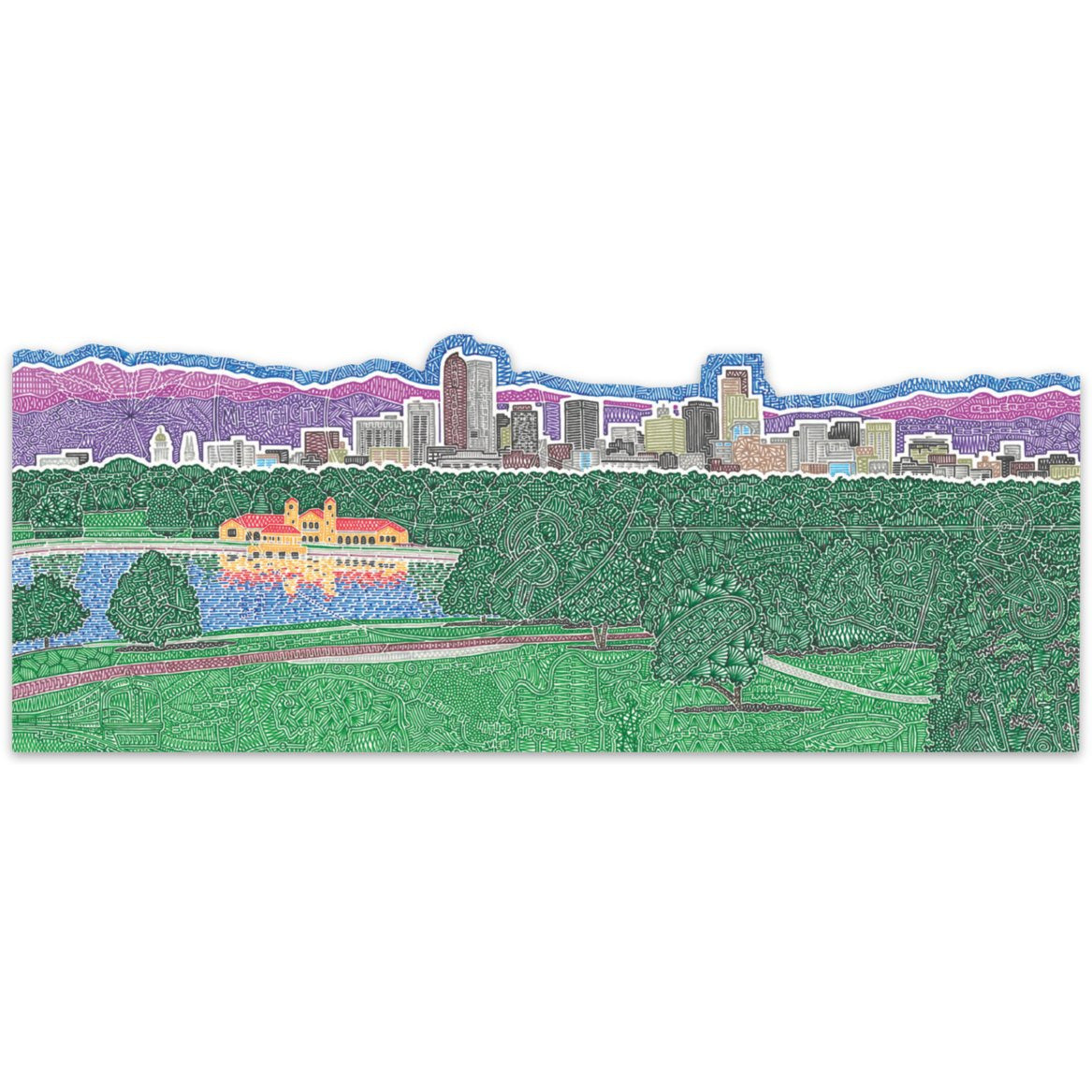 Vinyl Sticker - Downtown Denver