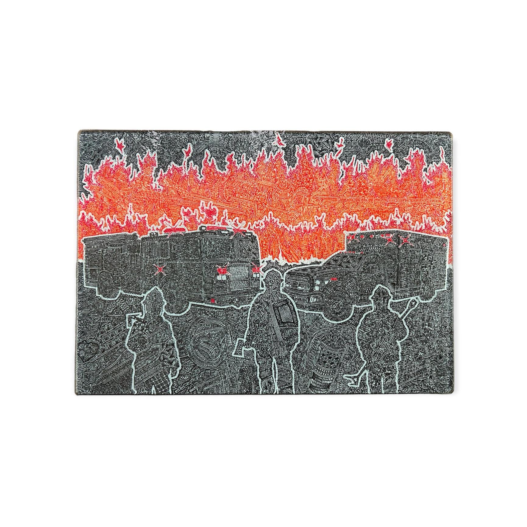 Cutting Board - A Blazing