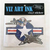 Vinyl Sticker - Flight of the Fighter-Stickers-Viz Art Ink