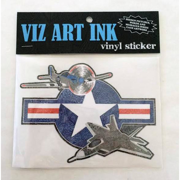 Vinyl Sticker - Flight of the Fighter - Viz Art Ink
