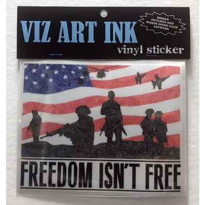 Vinyl Sticker - American Heroes-Stickers-Viz Art Ink