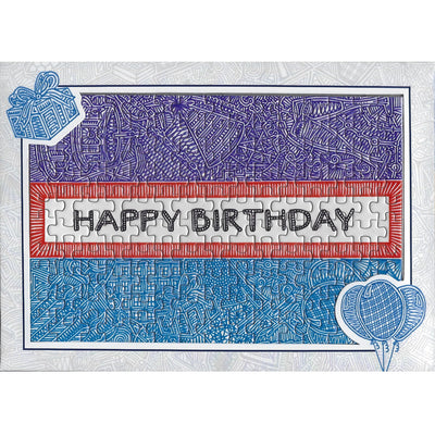 Greeting Card Puzzle - Happy Birthday