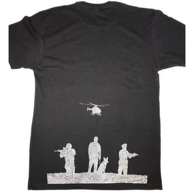 T-Shirt - The Thin Blue Line-Clothing-Viz Art Ink