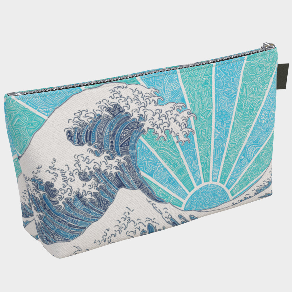 Makeup/Carry Bag - Off California (Blue)