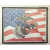 Art Print - Marines - Red, White & Blue-Art Print-Viz Art Ink