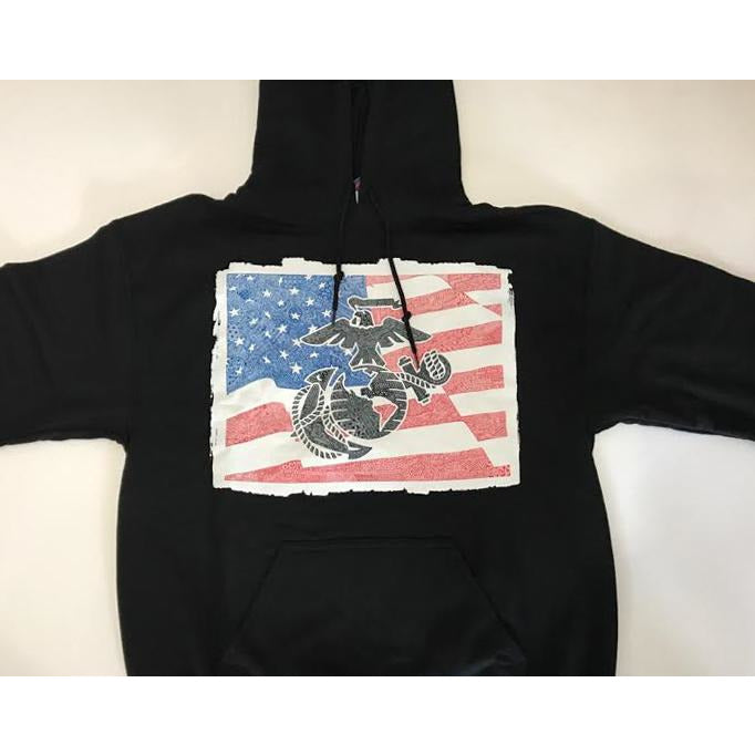 Sweatshirt - Marines - Red, White & Blue