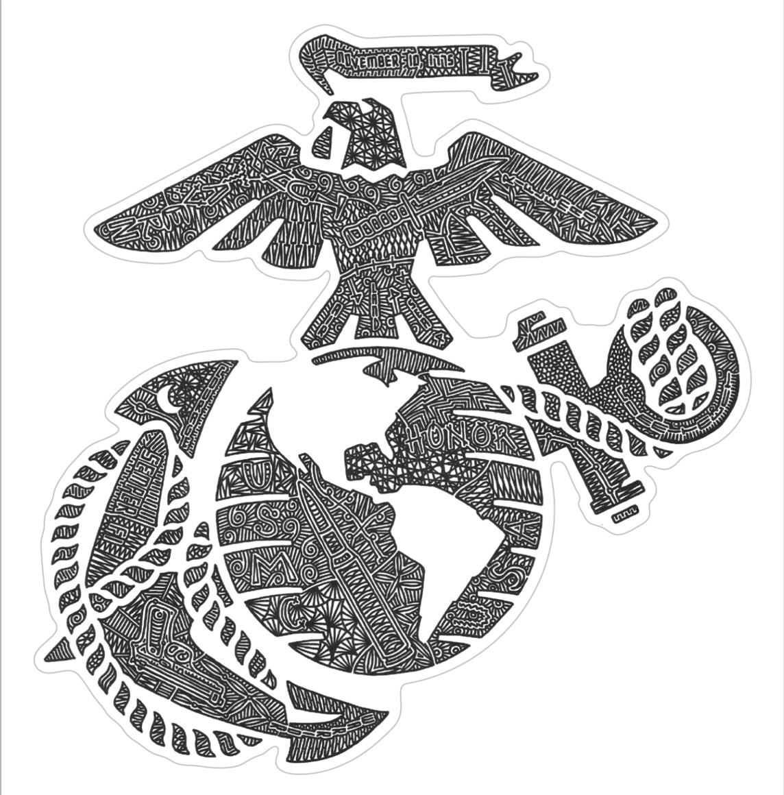 Vinyl Sticker - Marines