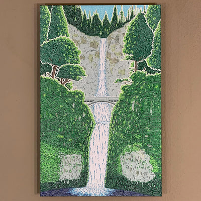 Metal Print - Multnomah Falls