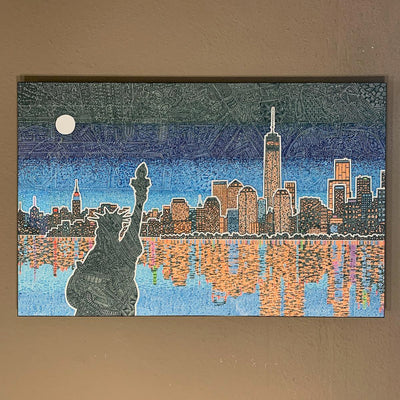 Metal Print - Light Up New York