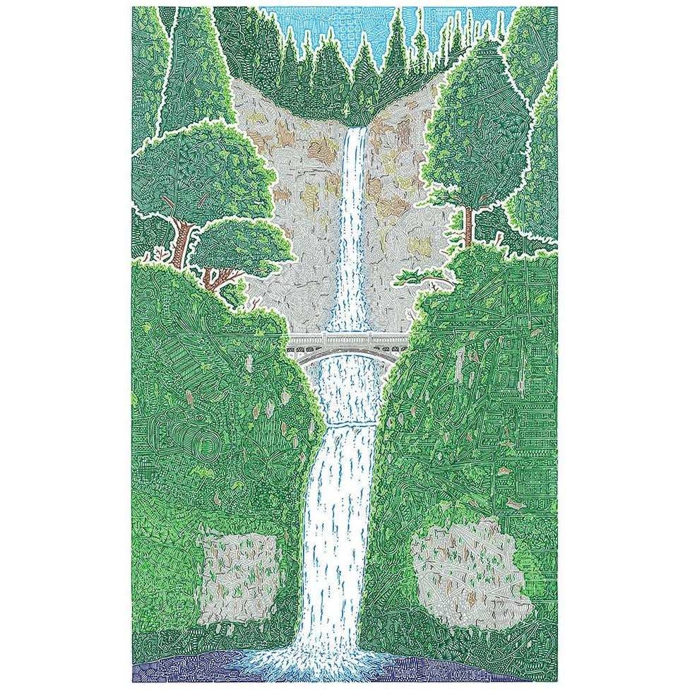 Art Print - Multnomah Falls