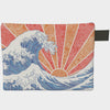 Large Zipper Bag - Off California (Red/Orange)