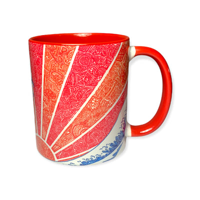 Mugs - Off California (Red/Orange)