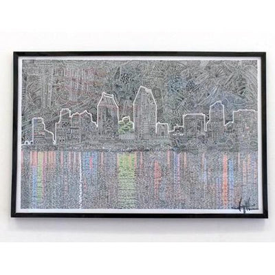 Art Print - Reflecting San Diego-Art Print-Viz Art Ink