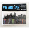 Vinyl Sticker - Reflecting San Diego-Stickers-Viz Art Ink