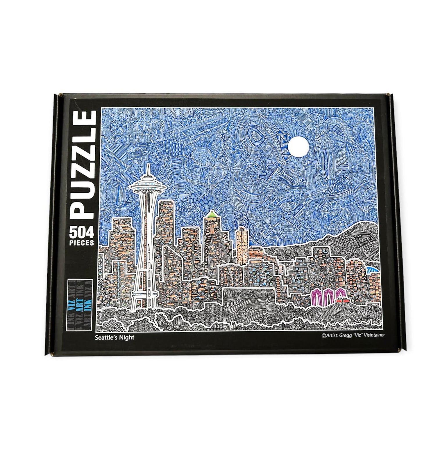 Puzzle (504 Pieces) - Seattle's Night