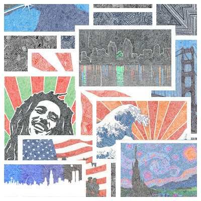 Art Print - 3 Print Combo-Art Print-Viz Art Ink