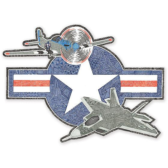 Vinyl Sticker - Flight of the Fighter-Stickers-Viz Art Ink