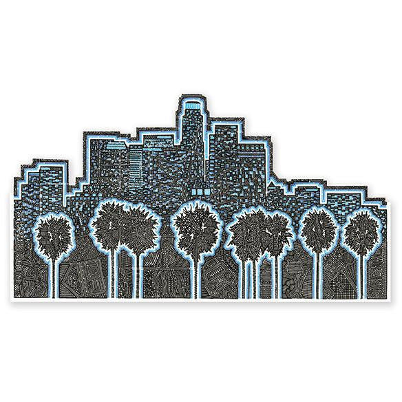 Vinyl Sticker - Illuminating LA-Stickers-Viz Art Ink