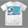 T-Shirt - Off California (White & Blue)-Clothing-Viz Art Ink