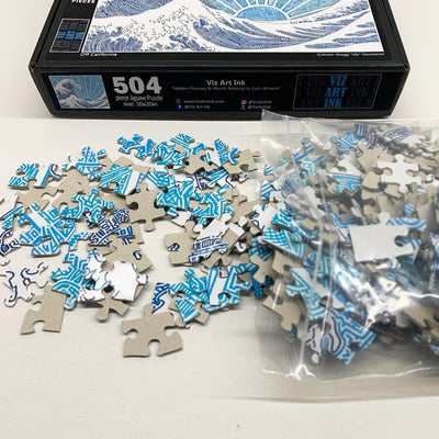 Puzzle (504 Pieces) - Off California (Blue)